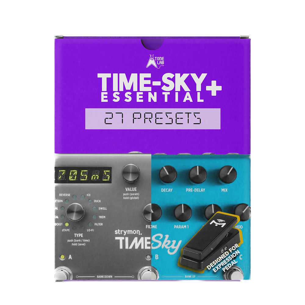 Strymon Time-Sky+ Presets Combo | Bigsky+Timeline – Tonelab Strymon Time-Sky+ Presets Combo | Bigsky+Timeline – Tonelab