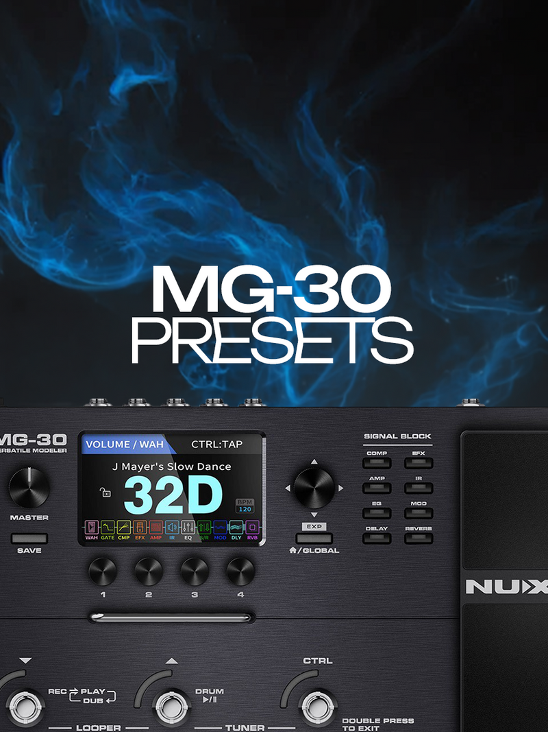 Nux MG-30 Presets