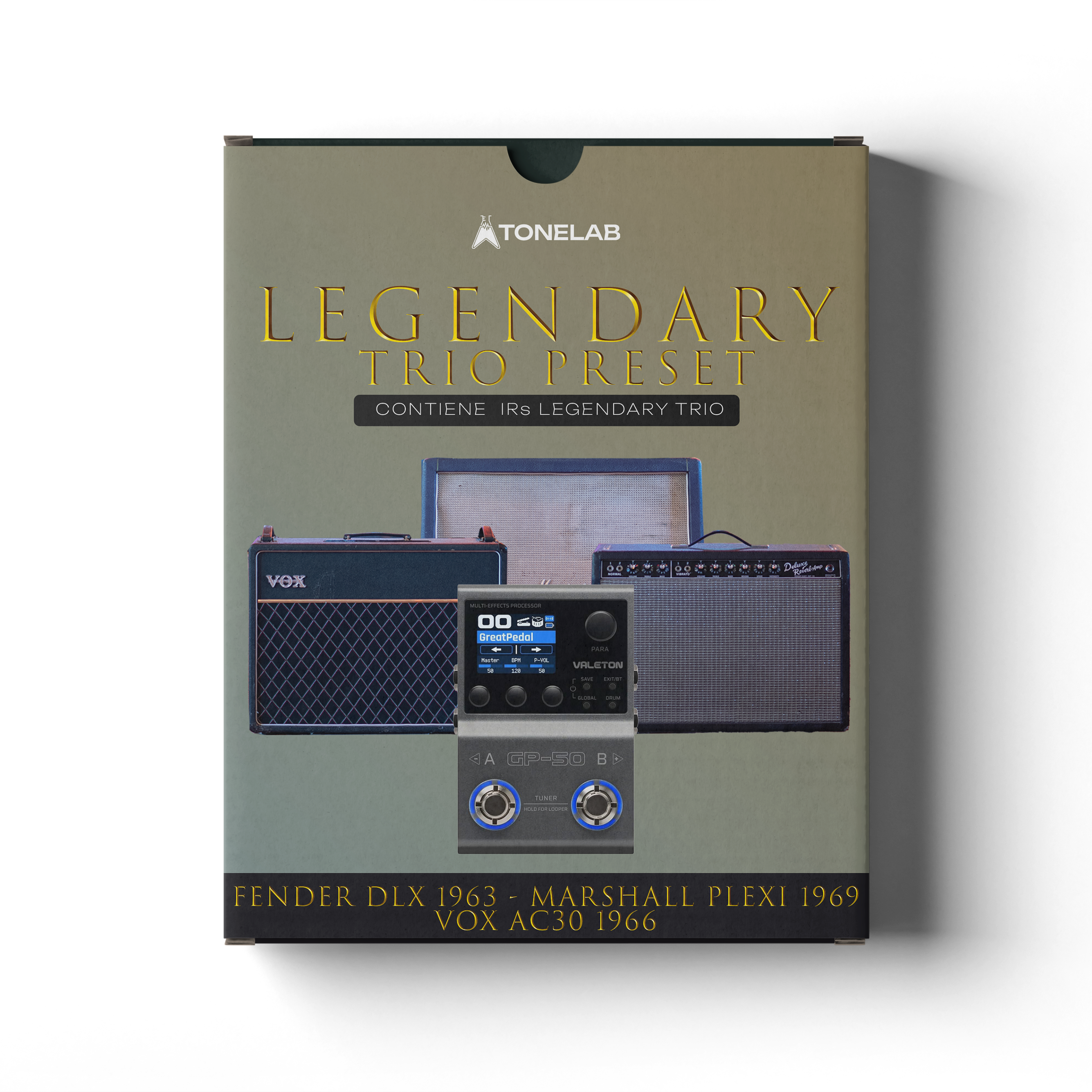 Legendary Trio Presets | Valeton GP-50 | Fender-Vox-Marshall