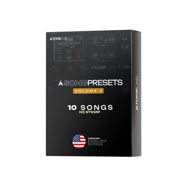 Song Presets Vol. 2 (English) | HX Stomp