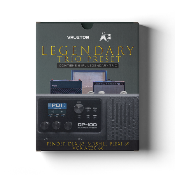 Legendary Trio  Presets | Valeton GP-100 | Fender-Vox-Marshall