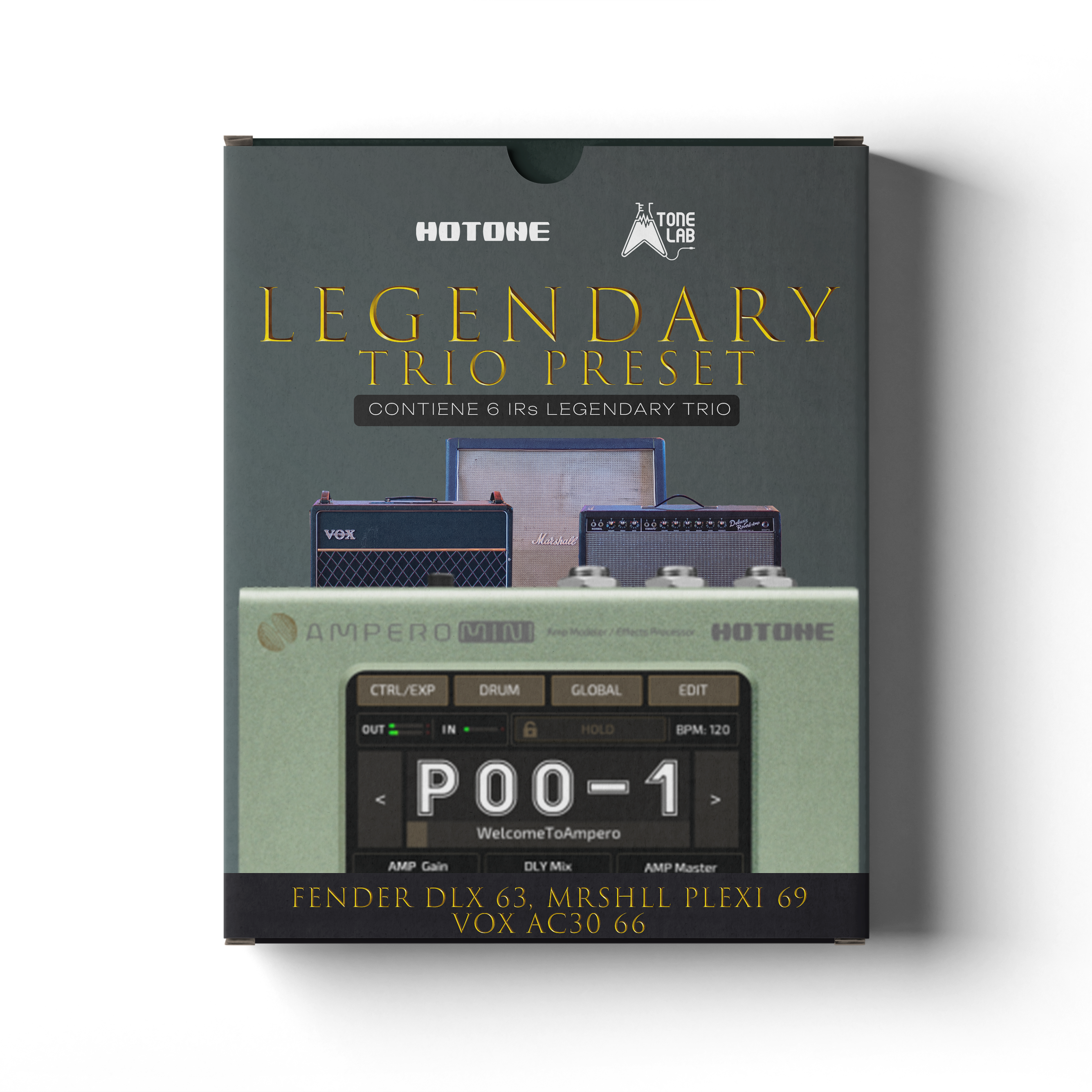 Legendary Trio Presets | Ampero Mini | Fender-Vox-Marshall