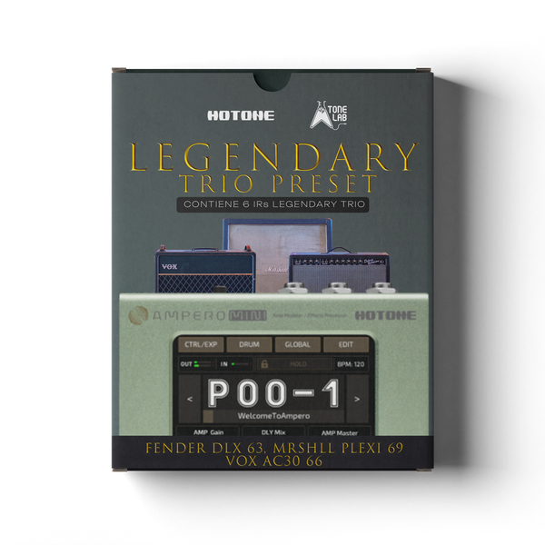 Legendary Trio Presets | Ampero Mini | Fender-Vox-Marshall