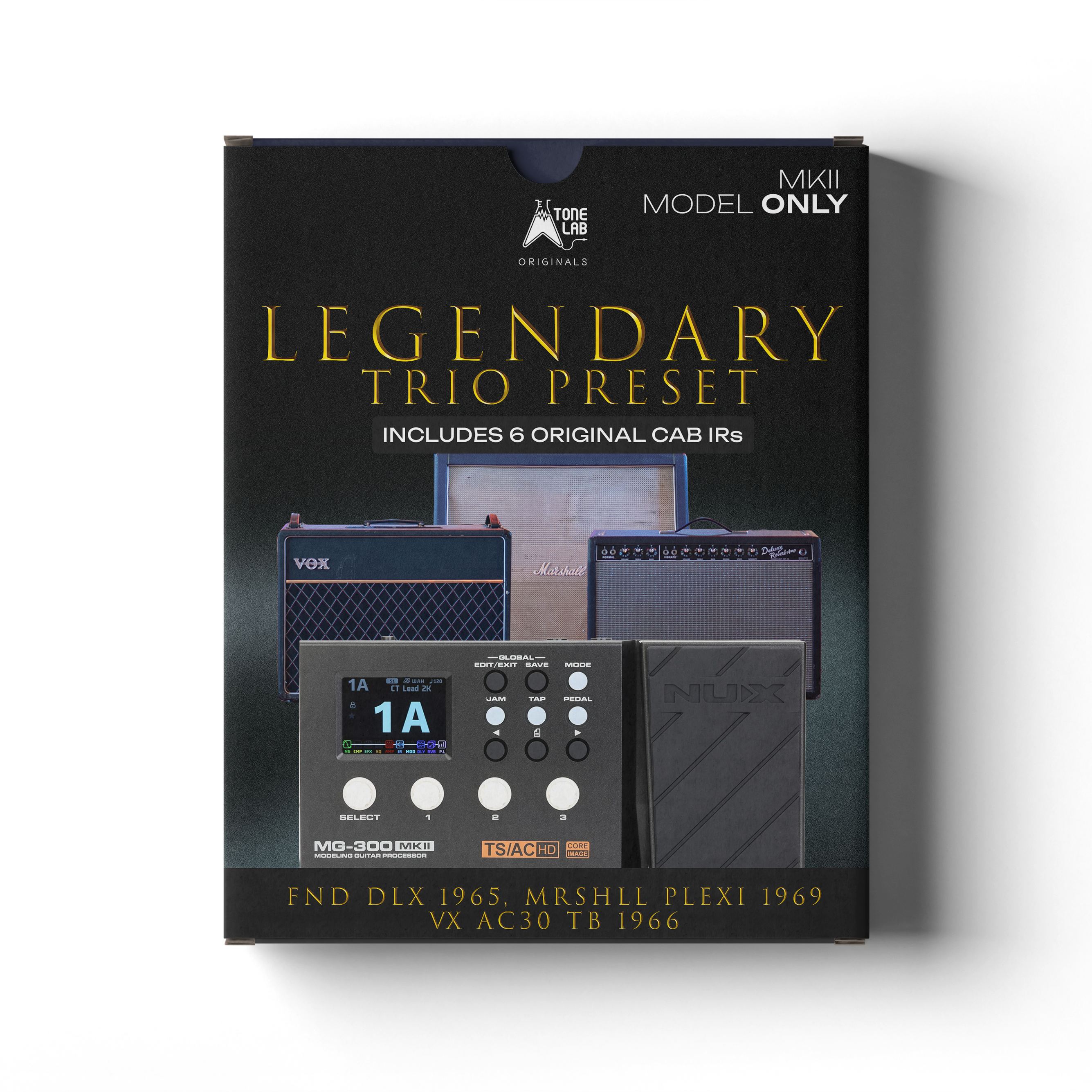 Legendary Trio Presets | NUX MG-300 MK2 | Fender-Vox-Marshall