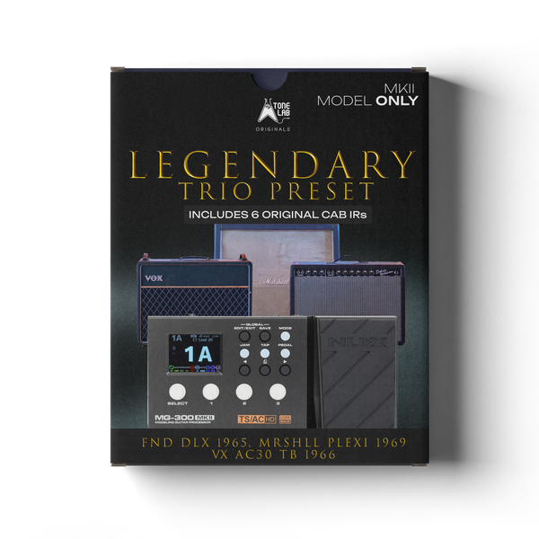 TL Legendary Trio | NUX MG-300 MK2 | FDR, VX & MRL | Presets