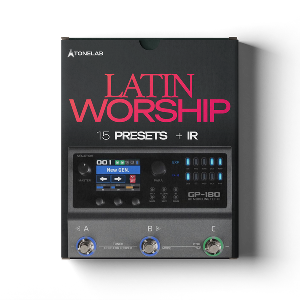 TL Latin Worship | Valeton GP-180 | 15 Presets + IRs