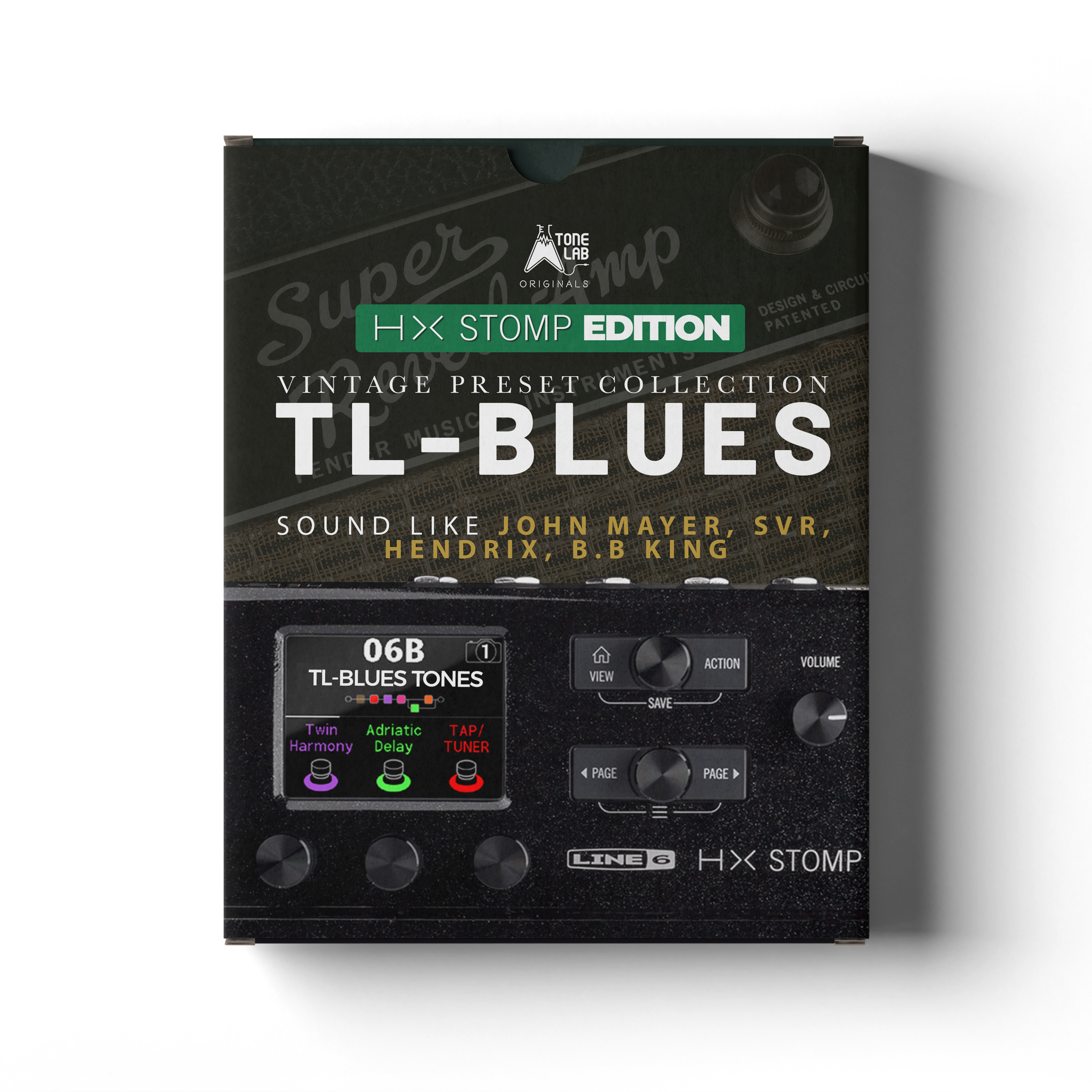 TL-Blues Tones | HX Stomp | Super Reverb 66 Amp Based Presets