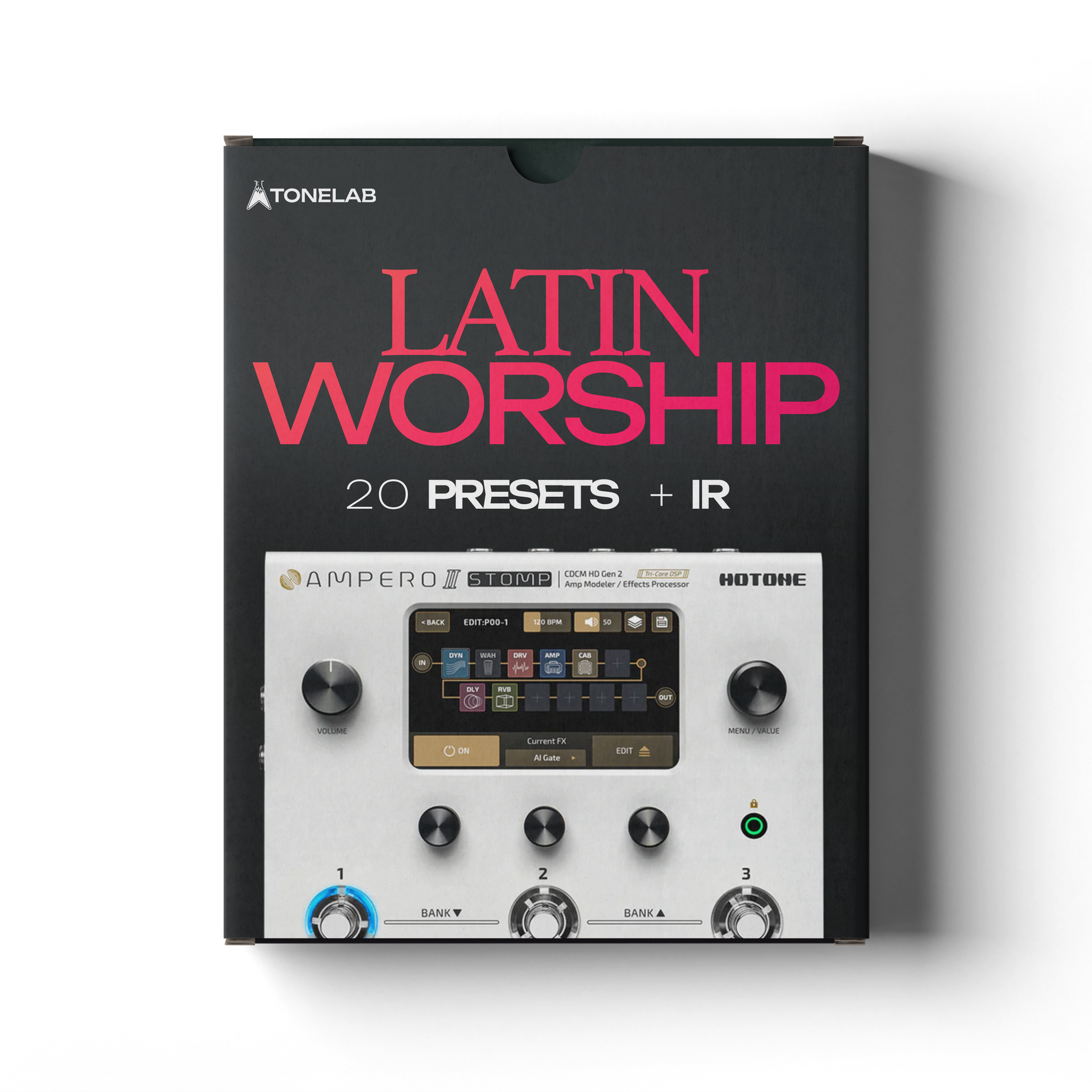 TL Latin Worship | Hotone Ampero Stomp 2 | 20 Presets + IRs