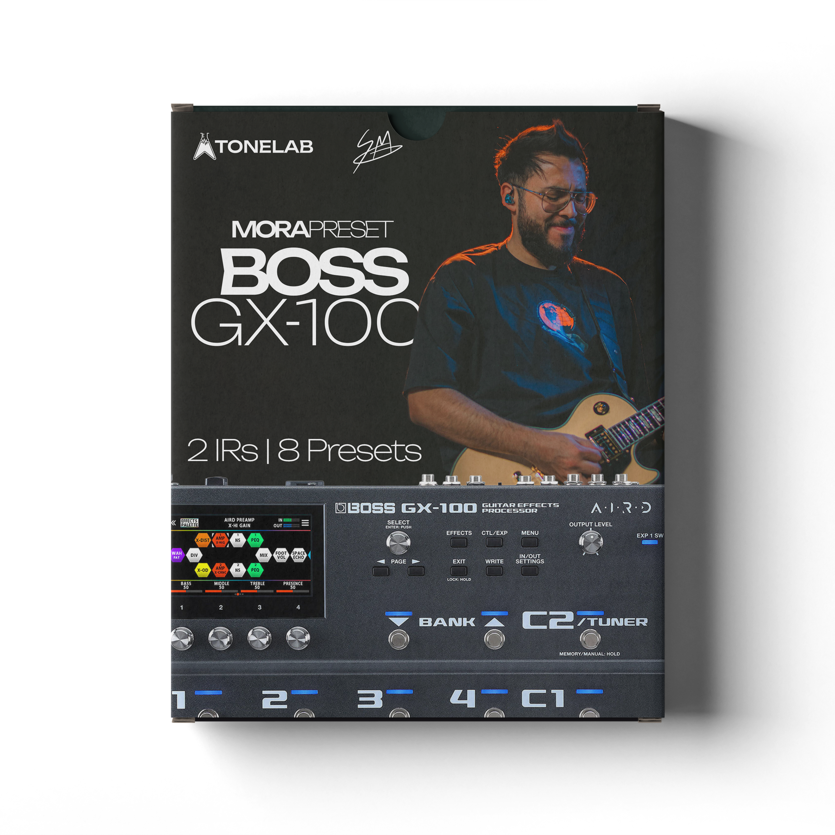 Boss GX-100 | MoraPresets | Presets Worship, Rock & Coritos | 8 Presets + 2 IRs