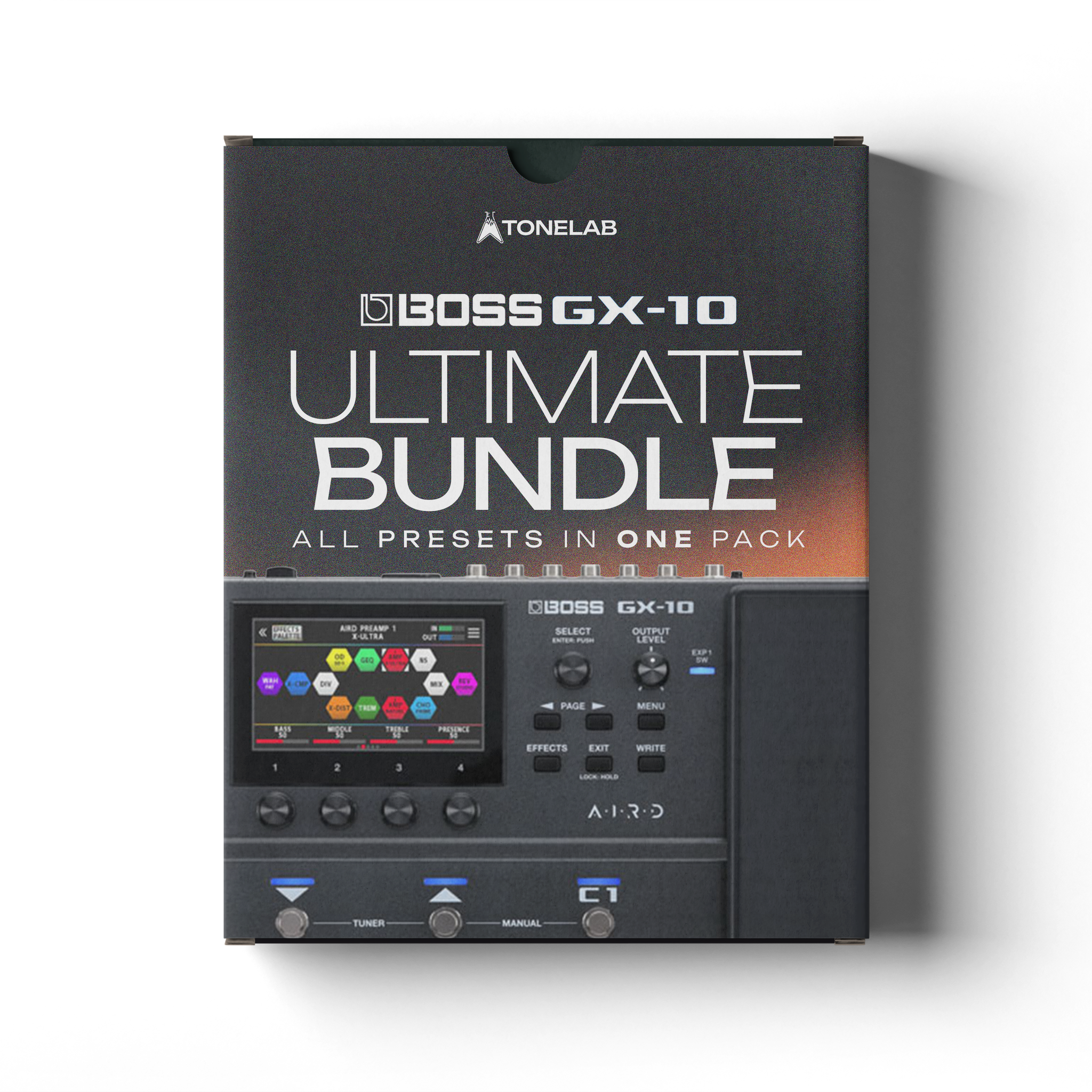 Boss GX10 ULTIMATE BUNDLE | Todos los presets en 1-Paquete