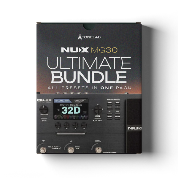TL NUX MG-30 Ultimate Bundle | Todos los Presets en 1 Pack