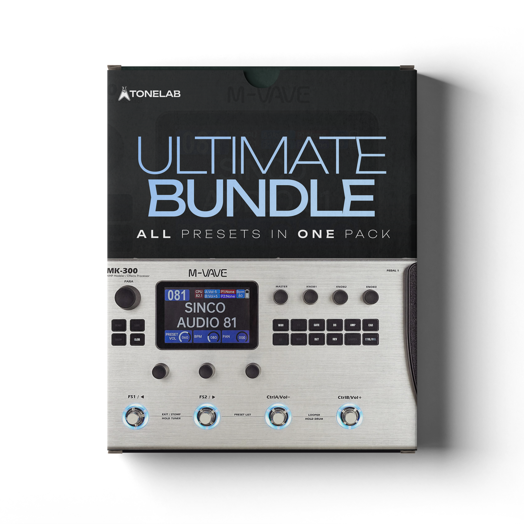 M-Vave MK-300 ULTIMATE BUNDLE | 70+ Presets & 5+ IRs | Todos los presets en 1-Paquete