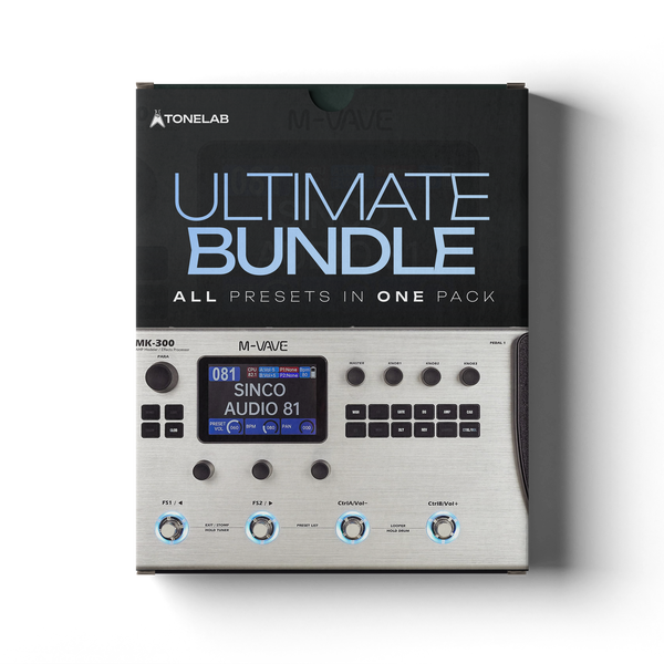 M-Vave MK-300 ULTIMATE BUNDLE | 70+ Presets & 5+ IRs | Todos los presets en 1-Paquete