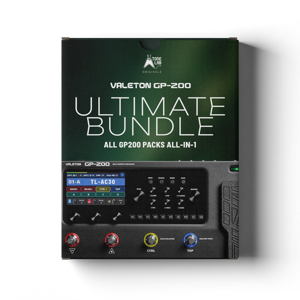 Valeton GP200 ULTIMATE COMBO | Todos los presets en 1-Paquete