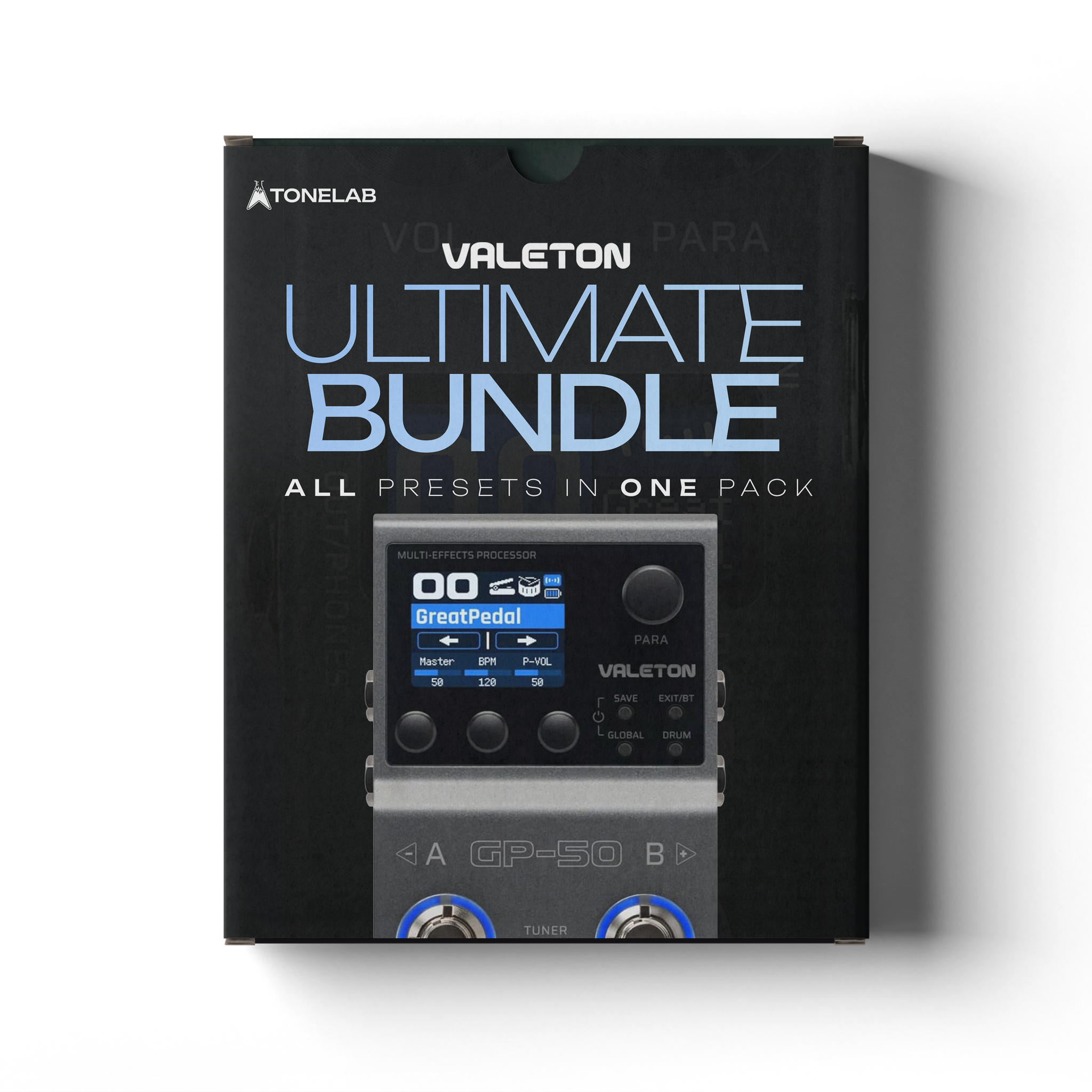 TL Valeton GP-50 ULTIMATE BUNDLE | 80+ Presets & 7+ IRs | Todos los presets en 1-Paquete